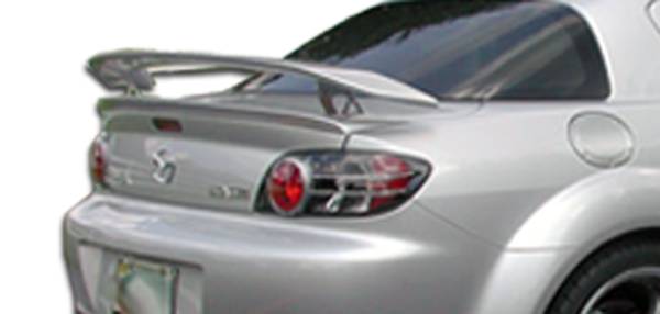 Mazda RX-8 Duraflex M-1 Speed Wing Trunk Lid Spoiler - 3 Piece
