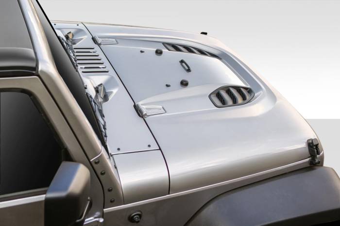 Duraflex - Jeep Wrangler Duraflex Power Dome Hood - 1 Piece - 109692
