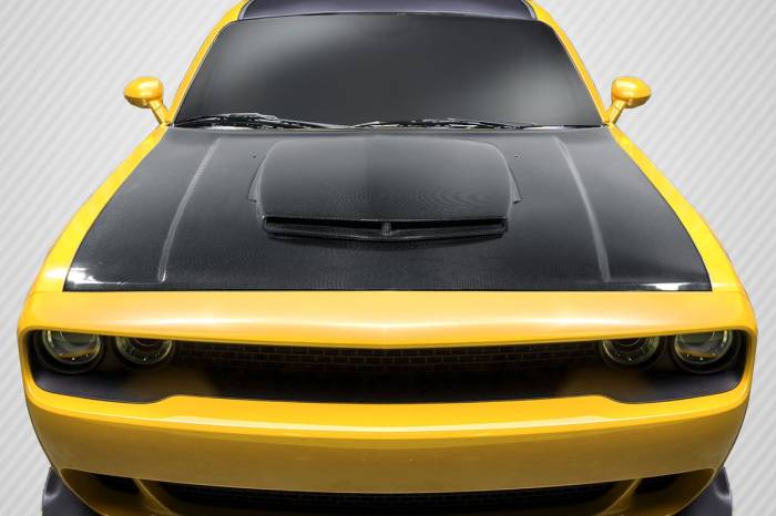 Carbon Creations - Dodge Challenger TA Look Carbon Fiber Creations Body Kit- Hood 115127