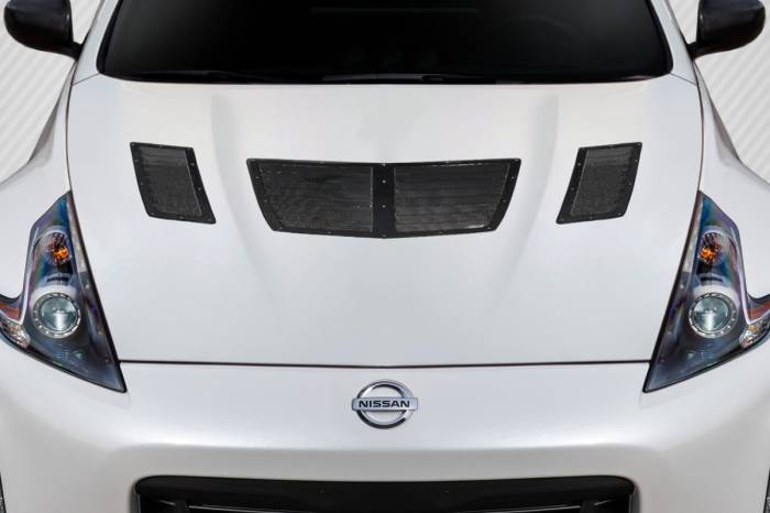 Carbon Creations - Nissan 370Z GT1 Carbon Fiber Creations Hood Vents 116509