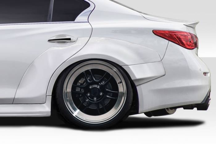 Duraflex - Infiniti Q50 Redline Duraflex Rear Fender Flares 116524