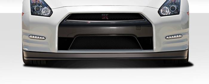Duraflex - Nissan GT-R Duraflex Duraflex OEM Facelift Conversion Front Lip Under Air Dam Spoiler- 2 Piece - 112114