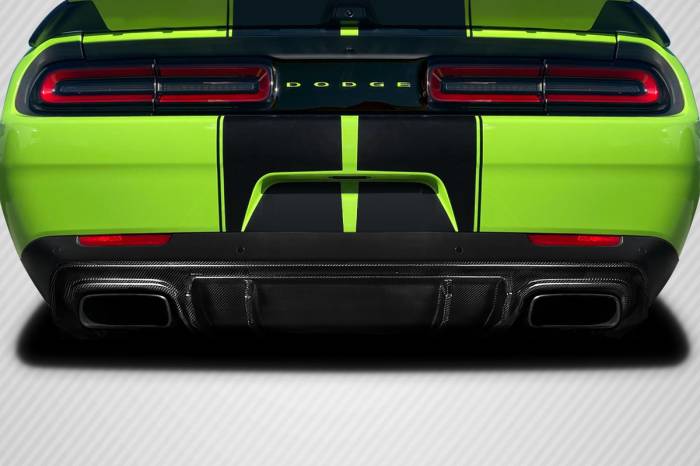 Carbon Creations - Dodge Challenger Turn Auto Carbon Fiber Rear Diffuser Body Kit 118041