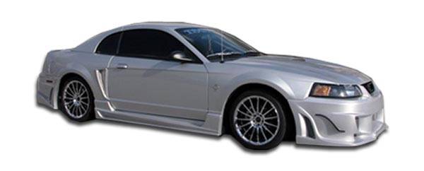 Duraflex - Ford Mustang Duraflex Bomber Side Skirts Rocker Panels - 2 Piece - 103275