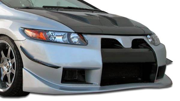 Duraflex - Honda Civic 2DR Duraflex GT500 Wide Body Front Bumper Cover - 1 Piece - 105246