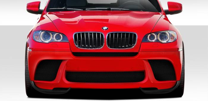 Duraflex - BMW X6 Duraflex M Performance Look Front Lip Under Air Dam Spoiler - 2 Piece - 109527