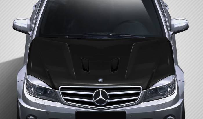 Carbon Creations - Mercedes-Benz C Class Carbon Creations Black Series Look Hood - 1 Piece - 112324