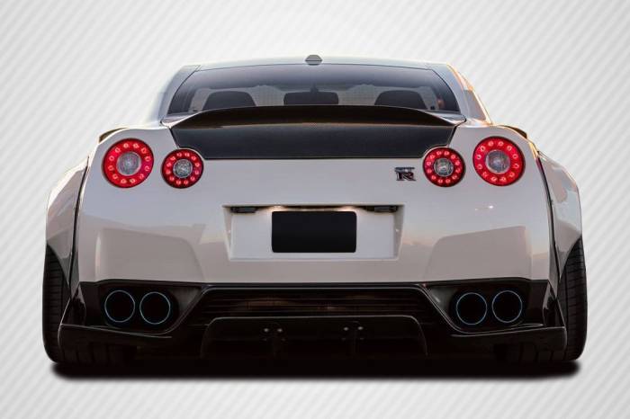Carbon Creations - Fits Nissan GTR LBW Carbon Fiber Creations Rear Bumper Lip Body Kit 113511