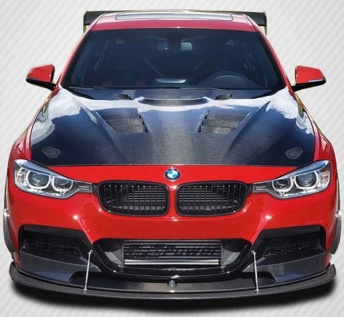 Carbon Creations - BMW 3 Series 4DR Eros Version 1 DriTech Carbon Fiber Body Kit- Hood 113172