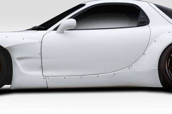 Duraflex - Mazda RX-7 TKO RBS Duraflex Wide Side Skirts Body Kit 114905