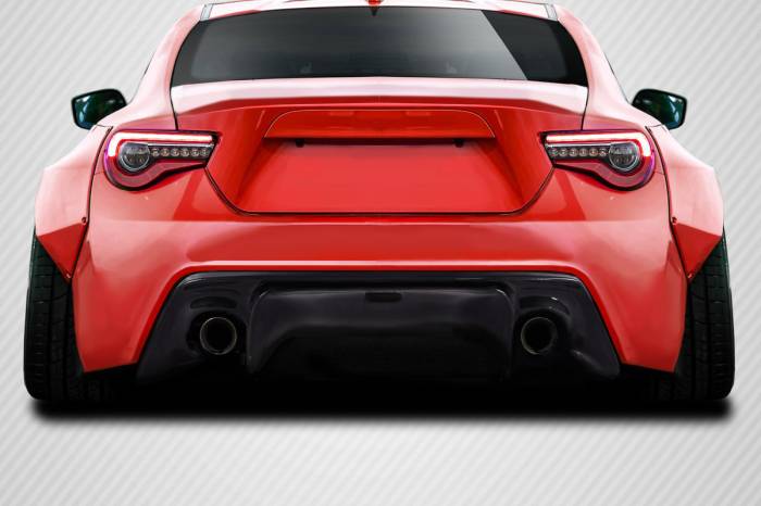 Carbon Creations - Scion FRS GT500 V3 Carbon Fiber Rear Bumper Diffuser Body Kit 115564