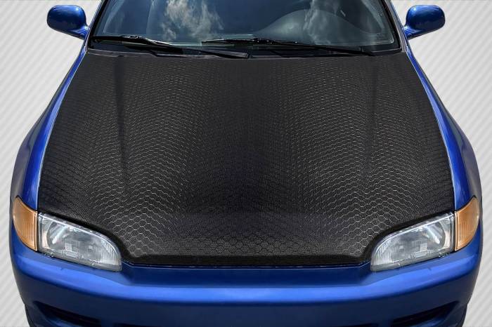 Carbon Creations - Honda Civic HB OEM Look Carbon Fiber Creations Body Kit- Hood 119198