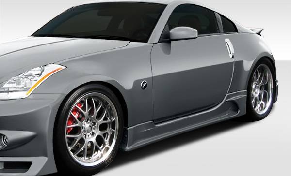 Nissan 350Z Duraflex J-Spec Side Skirts Rocker Panels - 2 Piece
