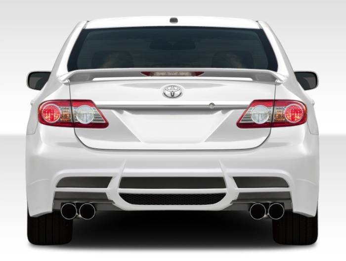 Duraflex - Toyota Corolla Duraflex W-1 Rear Bumper Cover - 1 Piece - 108400