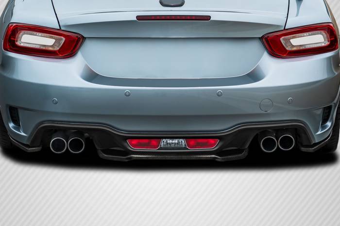 Carbon Creations - Fiat 124 Spider Speed Carbon Fiber Rear Bumper Splitter Body Kit 117068