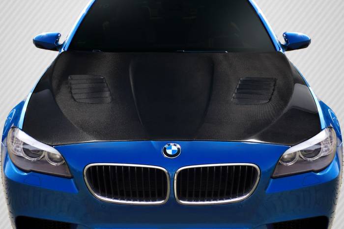 Carbon Creations - BMW 5 Series 4DR Fusion Carbon Fiber Creations Body Kit- Hood 117621