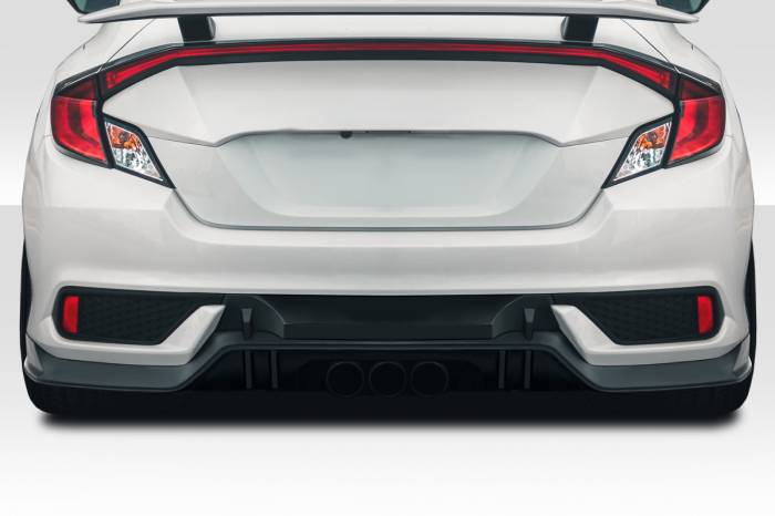 Duraflex - Honda Civic 2DR BSM Duraflex Rear Bumper Lip Diffuser Body Kit 117771
