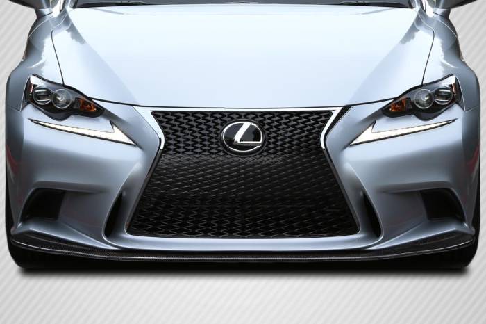 Carbon Creations - Lexus IS Hyper Carbon Fiber Front Bumper Lip Body Kit 117995