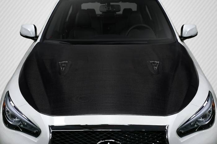 Carbon Creations - Fits Infiniti Q50 GTR Look Carbon Fiber Creations Body Kit- Hood!!! 119366