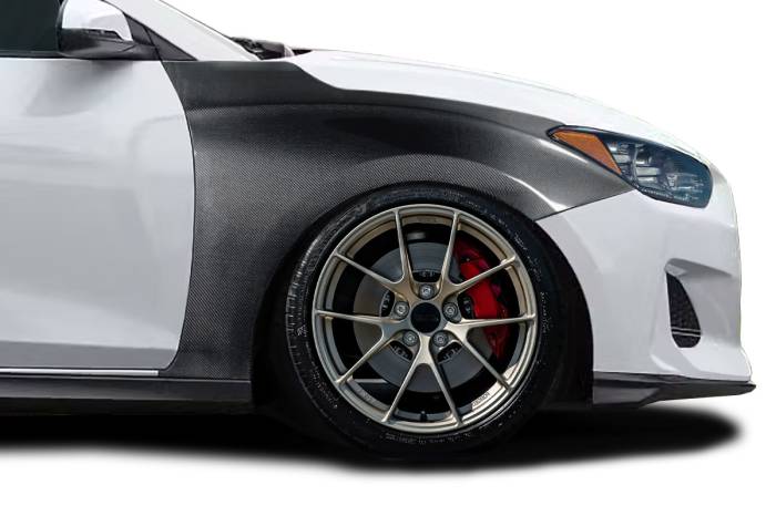 Carbon Creations - Hyundai Veloster OEM Look Carbon Fiber Body Kit- Front Fenders 118603