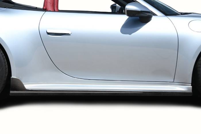Carbon Creations - Porsche 911 Taveran Carbon Fiber Side Skirt Splitters Body Kit 118753