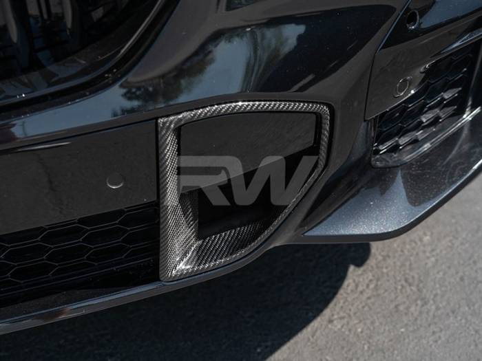 RW Carbon - BMW G05 X5 Carbon Fiber Front Brake Duct Trims bmwg05002