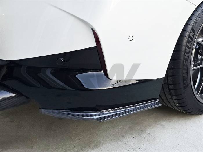 RW Carbon - BMW G42 M240i Carbon Fiber Rear Bumper Splitters bmwg42016