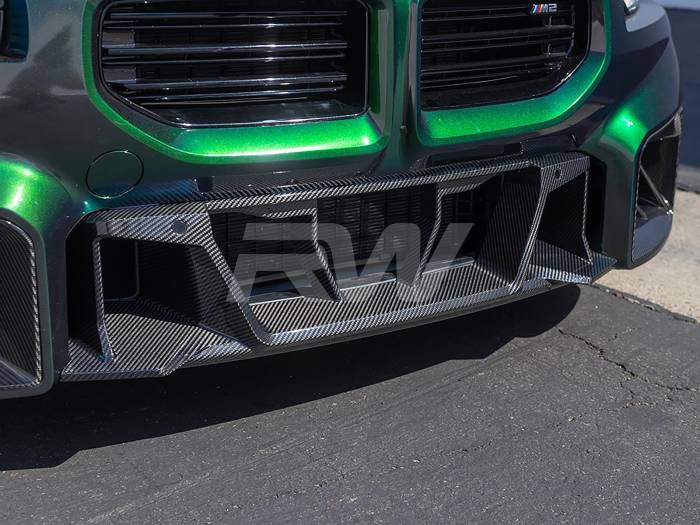 RW Carbon - BMW G87 M2 Carbon Fiber Center Bumper Trim w/ Mesh bmwg87015-1