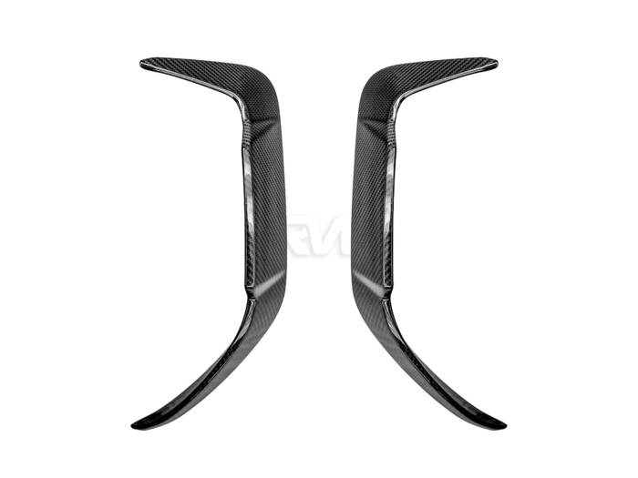 RW Carbon - BMW F95 X5M Carbon Fiber Rear Bumper Trims bmwf95030