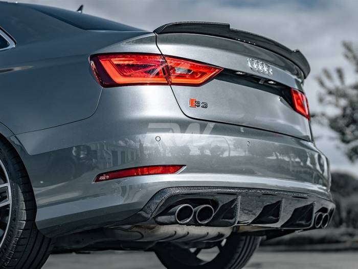 RW Carbon - Audi 8v S3 Pre-Facelift Carbon Fiber Rear Diffuser audi8v004