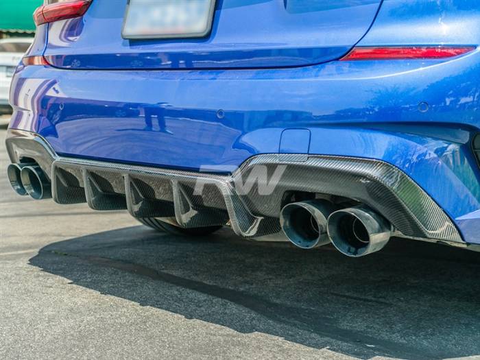 RW Carbon - BMW G20 DTM Carbon Fiber Rear Diffuser bmwg20027