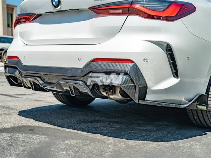 RW Carbon - BMW G22 G23 4-Series DTM Carbon Fiber Diffuser bmwg22017