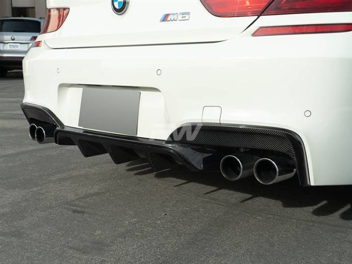 RW Carbon - BMW F06 F12 F13 640i 650i M6 Carbon Fiber Diffuser bmwf12010