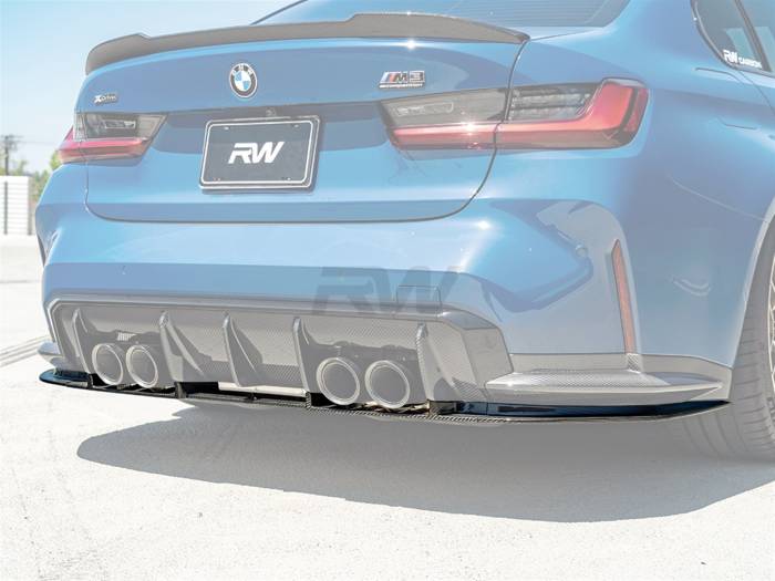 RW Carbon - BMW G80 M3 RWS Carbon Fiber Lower Diffuser bmwg80025