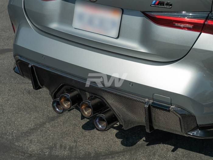 RW Carbon - BMW G8X M3/M4 Carbon Fiber Perf. Style Diffuser bmwg8010