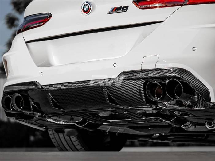 RW Carbon - BMW F91 F92 F93 M8 OE Style Carbon Fiber Diffuser bmwf9105
