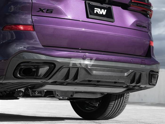 RW Carbon - BMW G05 X5 Performance Style CF Rear Diffuser bmwg05008