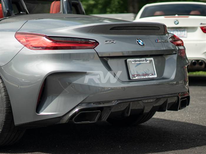 RW Carbon - BMW G29 Z4 3D+ Style Carbon Fiber Diffuser bmwg2912
