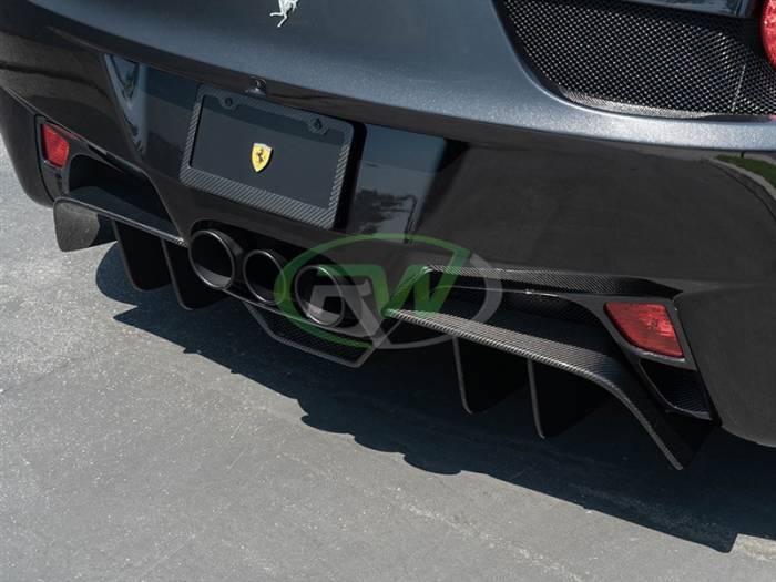RW Carbon - Ferrari 458 Carbon Fiber Diffuser Package Ferrari458-03
