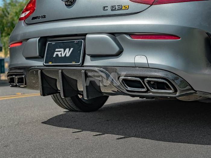 RW Carbon - Mercedes W205 C63/C63S Coupe DTM CF Rear Diffuser mercw20526