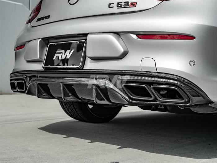 RW Carbon - Mercedes W205 C63/C63S Coupe CF Diffuser mercw20523