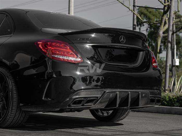 RW Carbon - Mercedes W205 C63/C63S AMG DTM CF Diffuser mercw20521