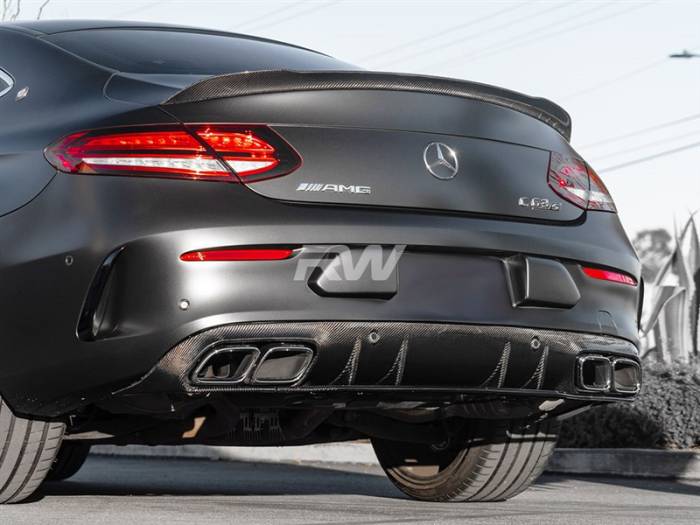 RW Carbon - Mercedes W205 C63/C63S Coupe 19+ CF Diffuser mercw20542