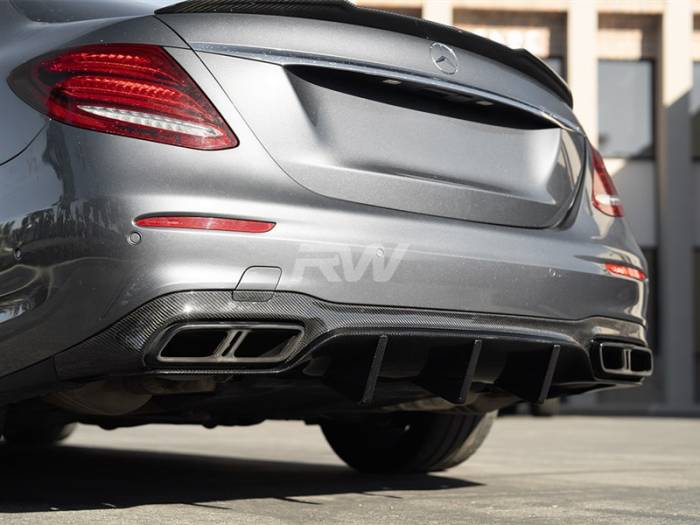 RW Carbon - Mercedes W213 E63S Carbon Fiber Rear Diffuser mercw21310