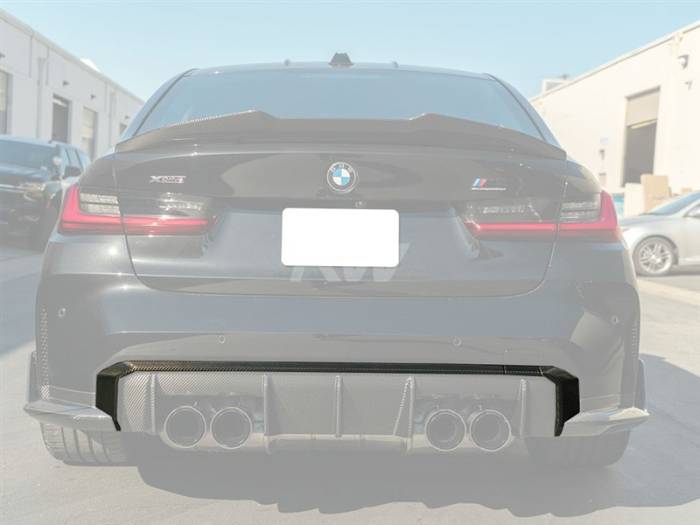 RW Carbon - BMW G8X M3 M4 Carbon Fiber Outer Diffuser Trim bmwg80016