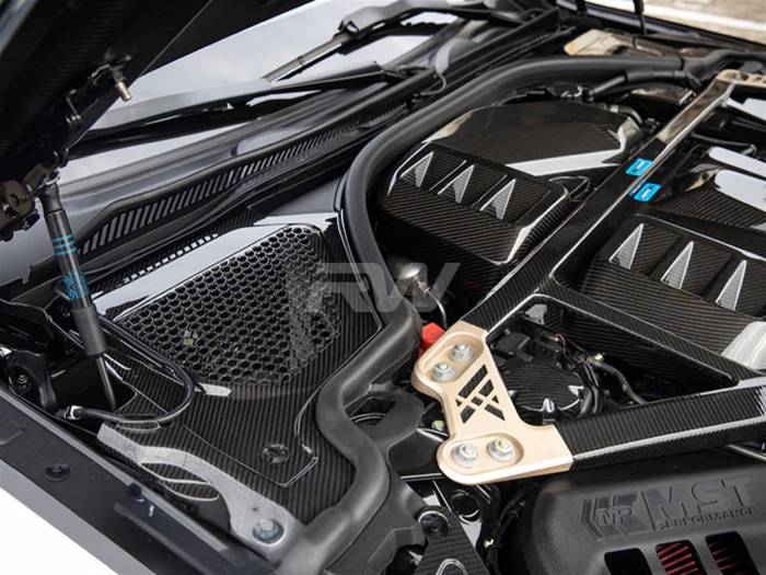 RW Carbon - BMW G8X M2 M3 M4 CF Engine Cowl Panel Trim Set bmwg87048