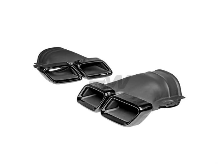 RW Carbon - Mercedes W213 E63S 18-20 Black/Chrome Exhaust Tips mercw213012