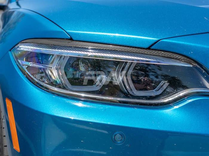 RW Carbon - BMW F22 F87 Carbon Fiber Eyelids bmwf22017