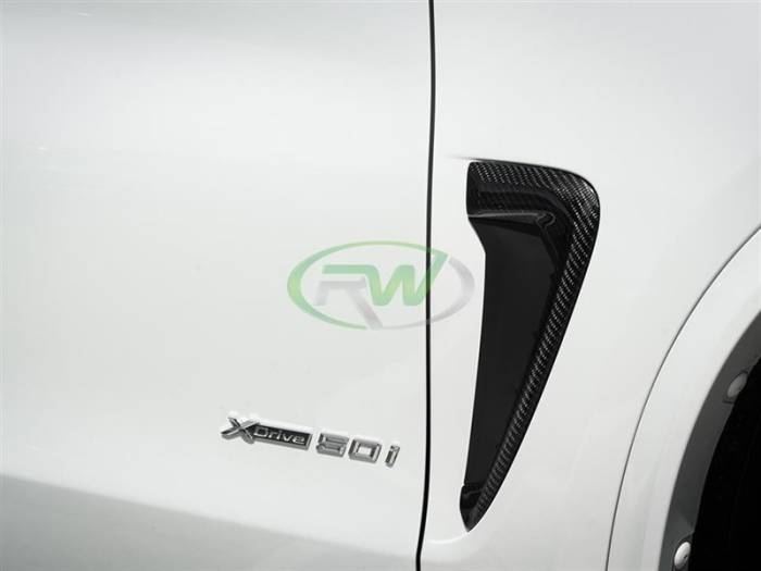 RW Carbon - BMW F15 X5 F85 X5M Carbon Fiber Fender Trims bmwf15008
