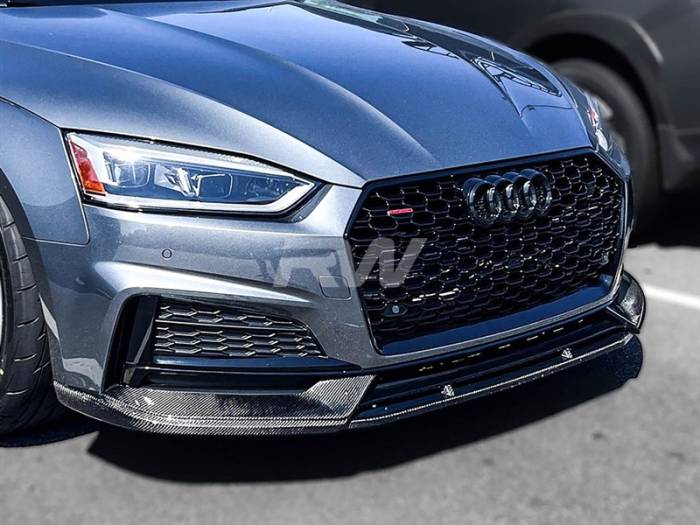 RW Carbon - Audi A5 S5 Carbon Fiber Front Lip 17-19 audib8004